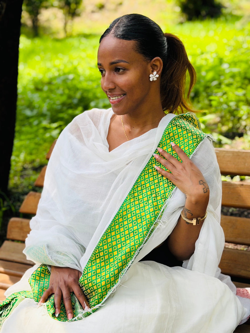 Ethiopia and Eritrean Netela scarf