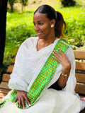 Ethiopia and Eritrean Netela scarf