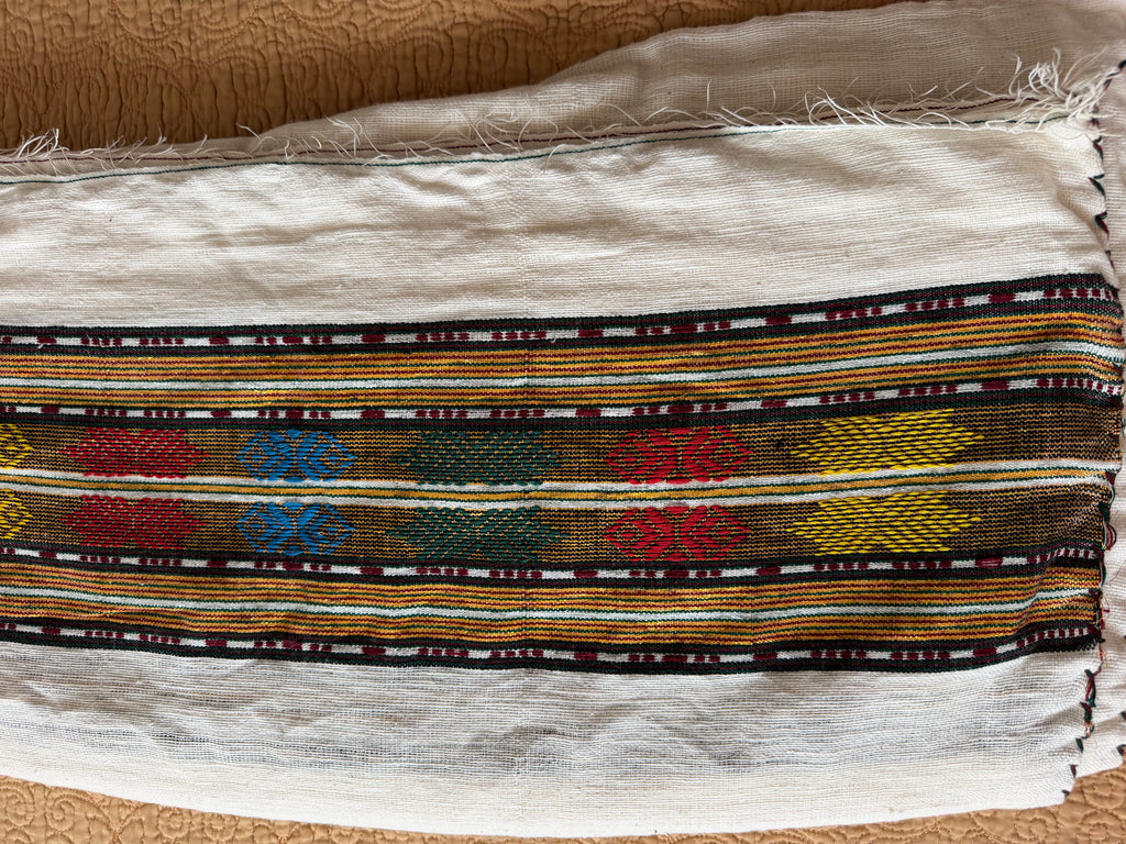 Ethiopian Wollo Biliko Gabi - ወሎ ብልኮ ጋቢ Traditional Cotton Blanket