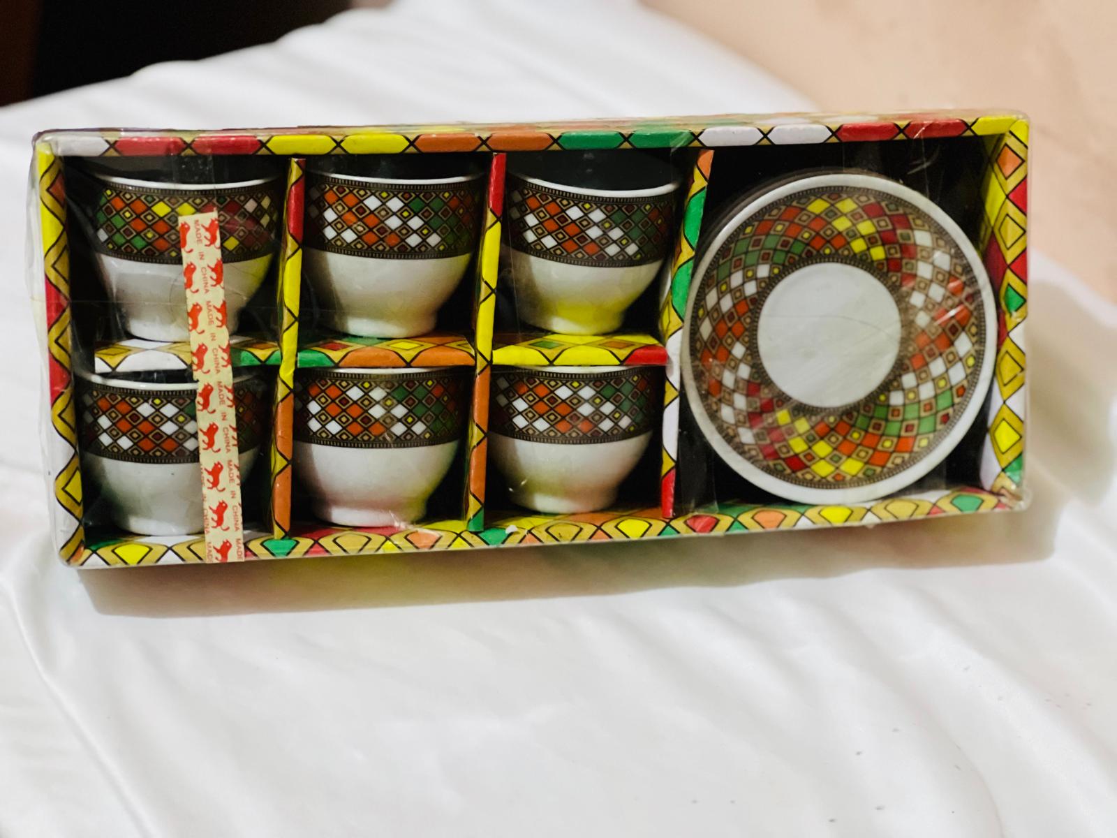 Authentic Ethiopian Style Crockery Set